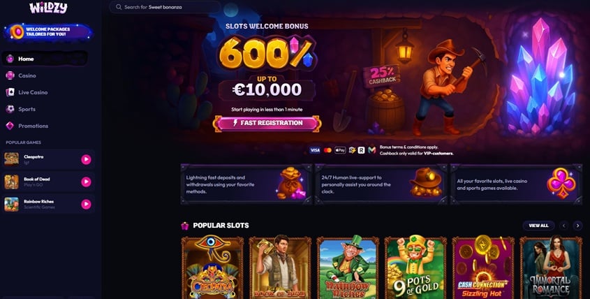 wildzy sister sites banner