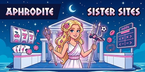 aphrodite casino sister sites banner