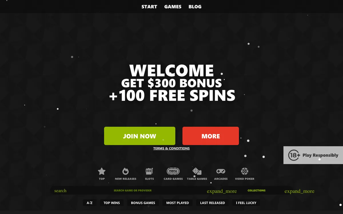 Casdep casino homepage showing the black and purple lobby after its Malta licence was cancelled