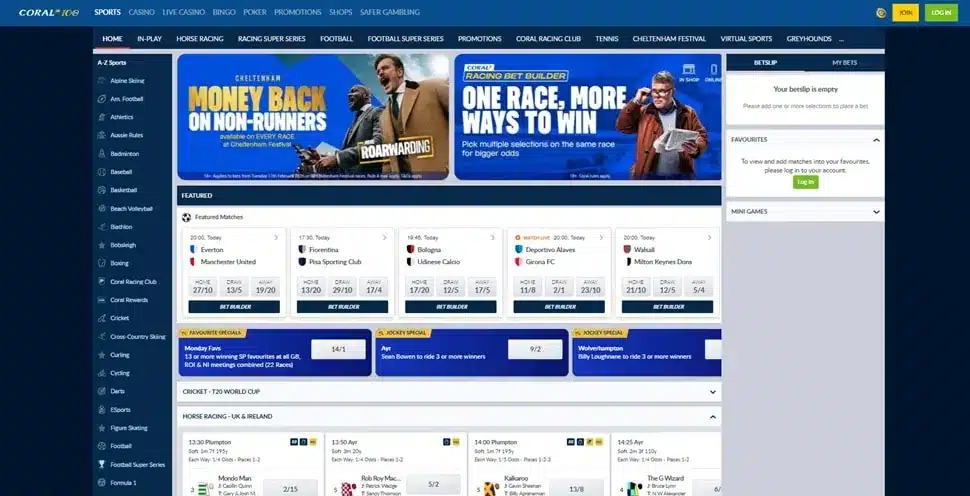 Coral homepage screenshot