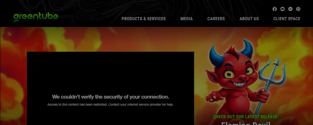 Greentube website